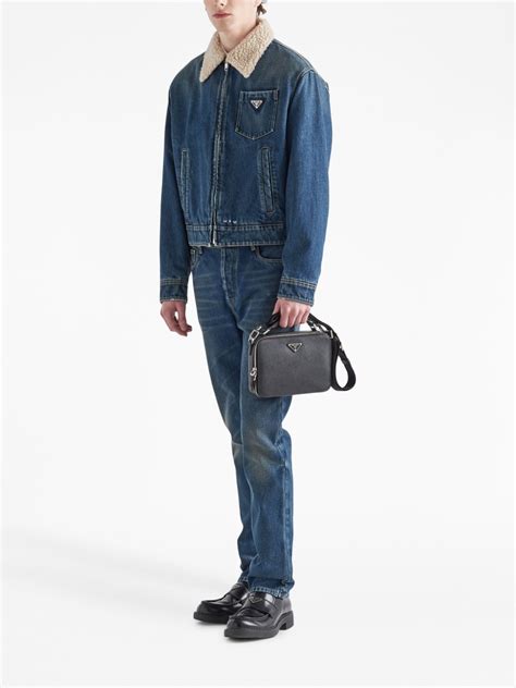 prada padded technical fabric jacket|prada jacket denim.